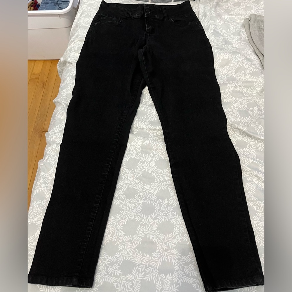 High Waisted Black Jeans